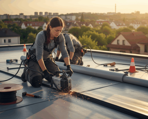 kunststof dakbedekking